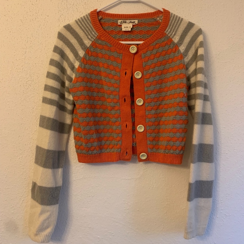 Cropped Anthropologie sweater